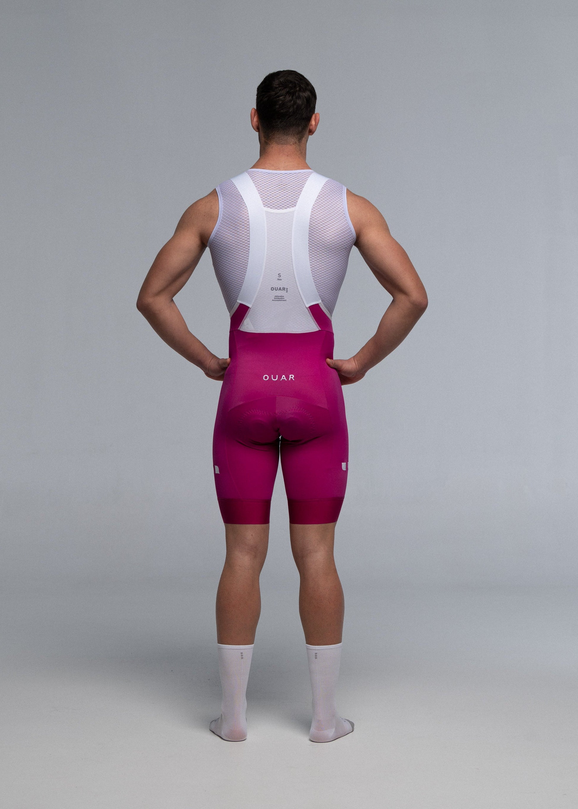 VIOLET JERSEY + ORCHID BIBS + WHITE/GREY SOCKS