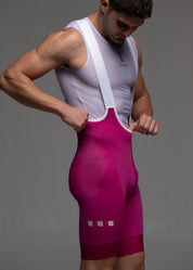 PINK JERSEY + ORCHID BIBS + WHITE/GREY SOCKS