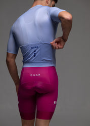 SAPPHIRE JERSEY + ORCHID BIBS + WHITE/GREY SOCKS