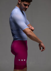 SAPPHIRE JERSEY + ORCHID BIBS + WHITE/GREY SOCKS