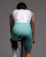 DUSTY CHERRY LS JERSEY + AQUAMARINE BIBS + WHITE/GREY SOCKS