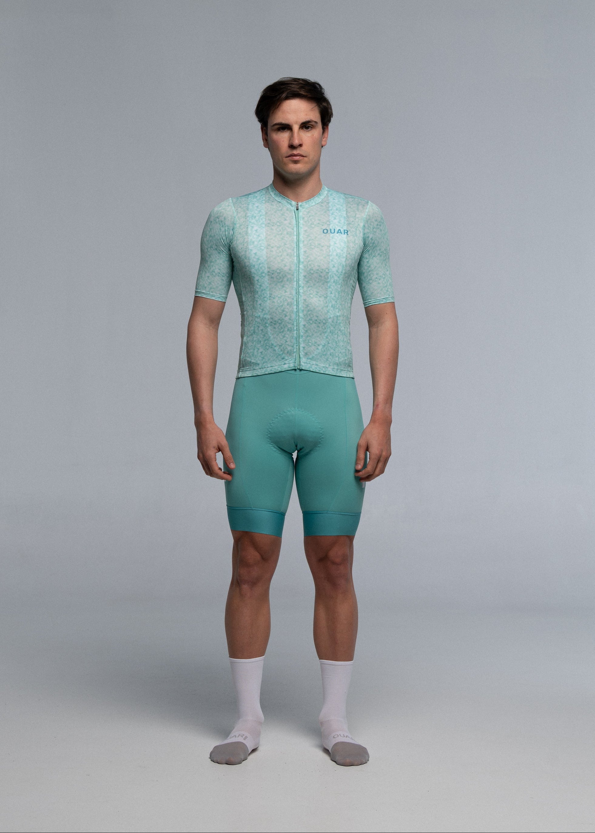 Cycling Bib Shorts Ouar – Pure Black Aerys – High-Performance Fit