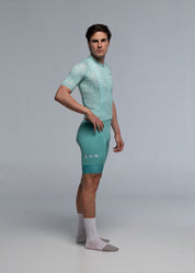 AQUAMARINE JERSEY + AQUAMARINE BIBS + WHITE/GREY SOCKS