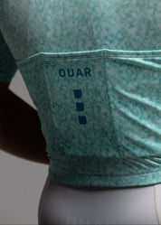 AQUAMARINE JERSEY + OFF WHITE BIBS + WHITE/GREY SOCKS