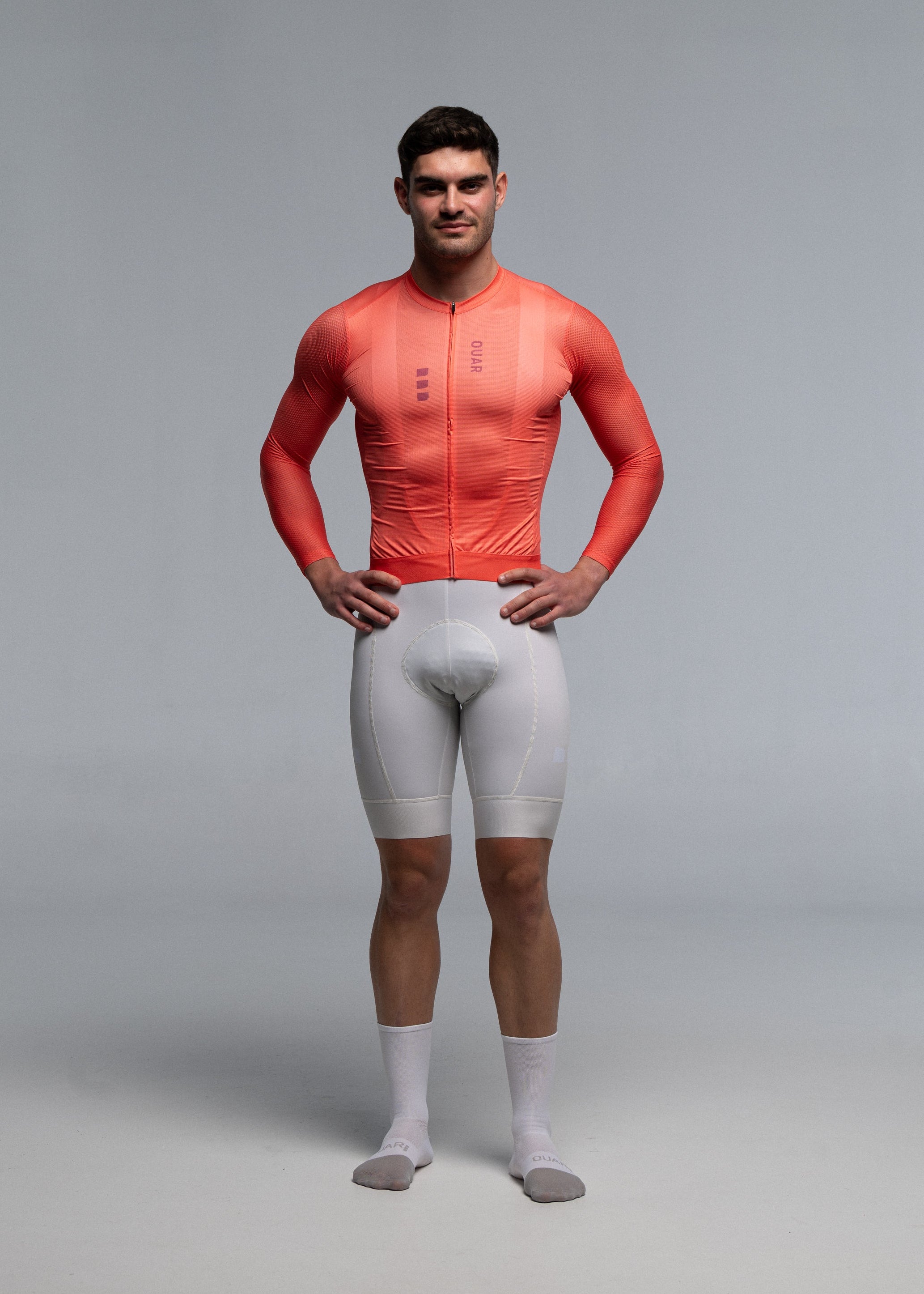 VIBRANT CORAL - AERYS Long Sleeve Jersey Man