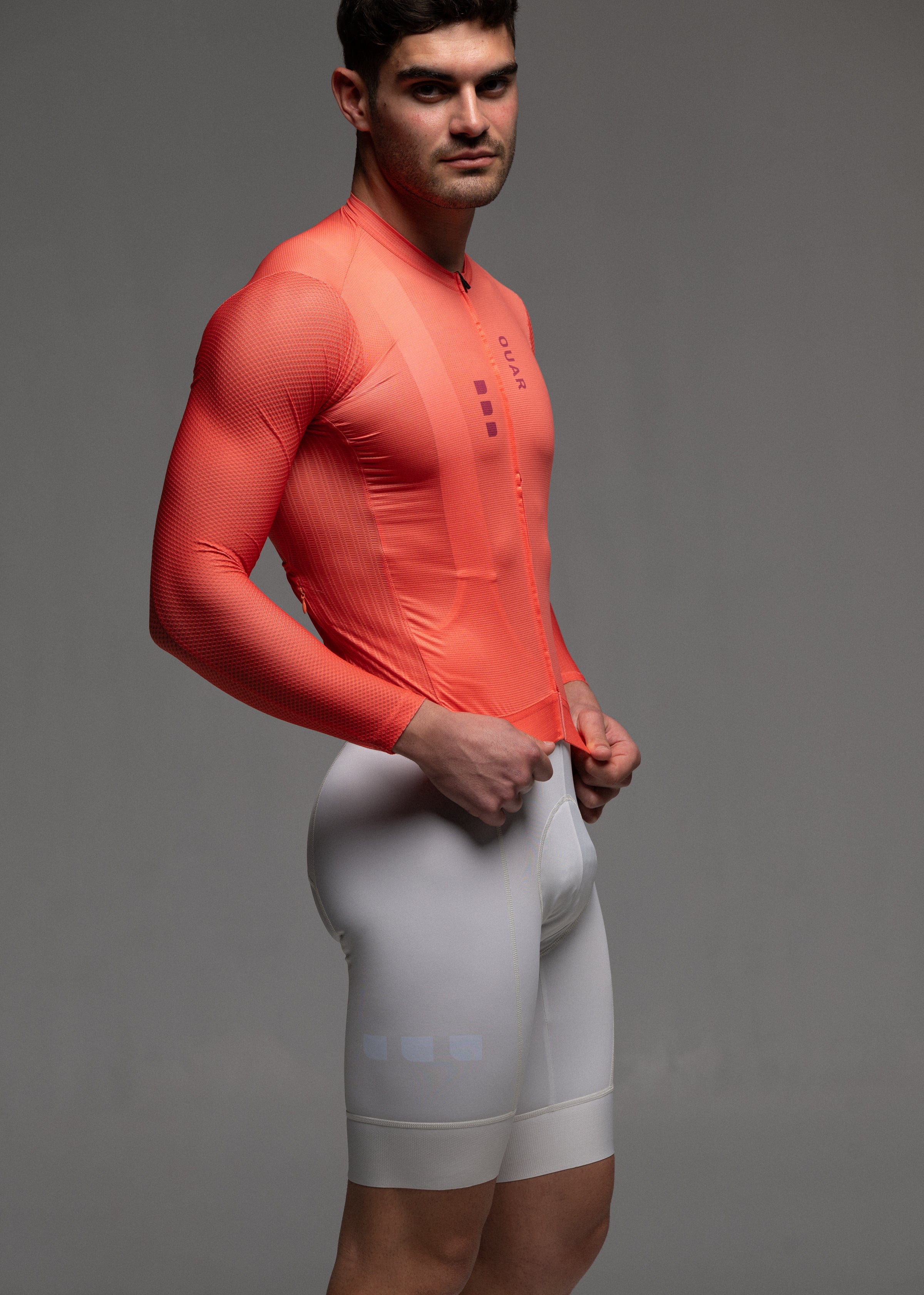 VIBRANT CORAL - AERYS Long Sleeve Jersey Man