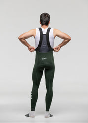 COUNTRY LS JERSEY + FOREST GREEN LONG BIBS + PURE BLACK NECK WARMER