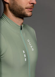 CHILL LS JERSEY + RIPE PLUM LONG BIBS + DEEP OCEAN JACKET + NECK WARMER