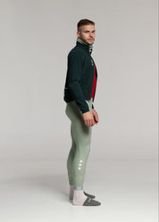 DEEP OCEAN JACKET + GREEN TEA LONG BIBS + NECK WARMER + MERINO SOCKS