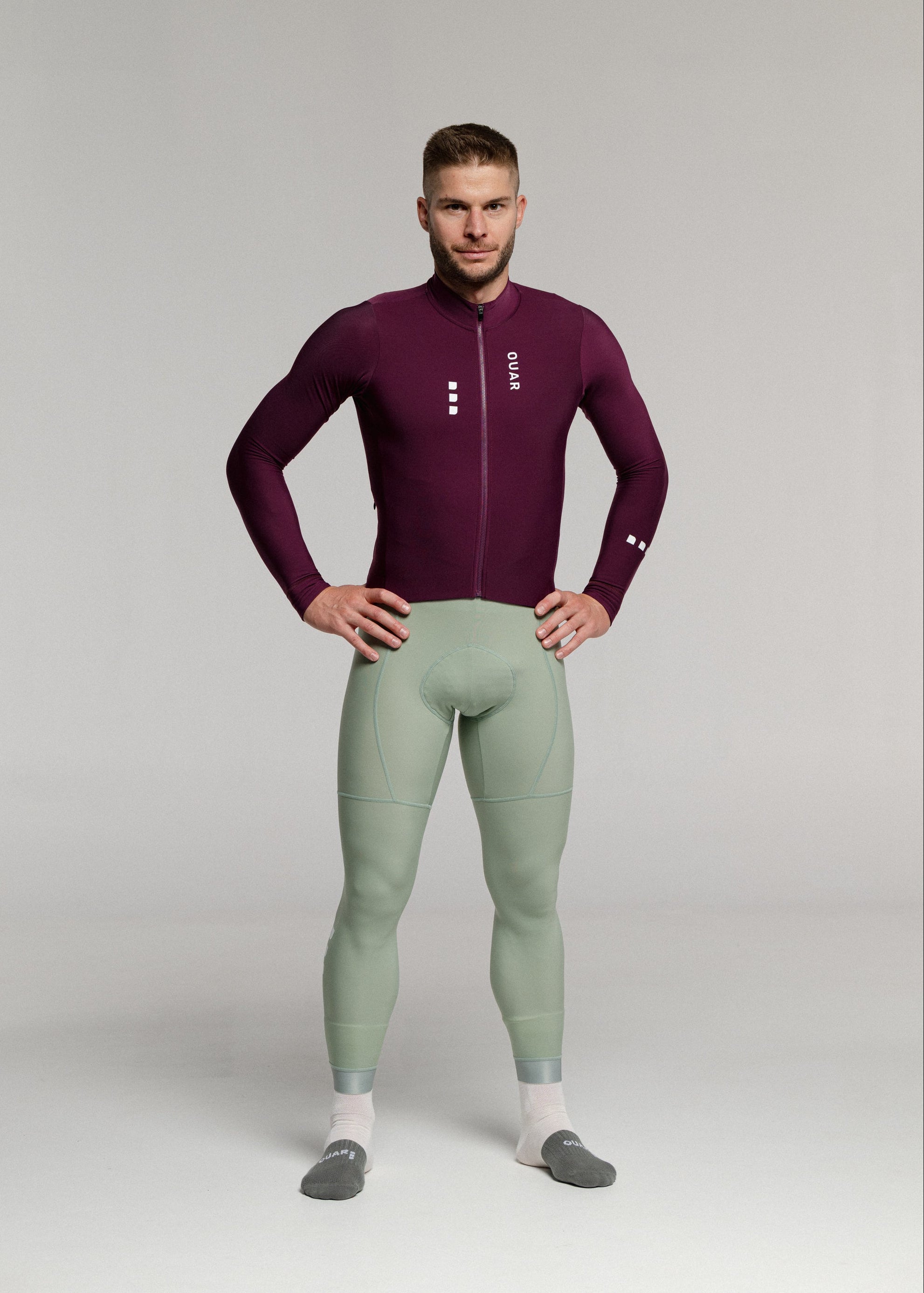 SOUL LS JERSEY + GREEN TEA LONG BIBS + NECK WARMER + MERINO SOCKS