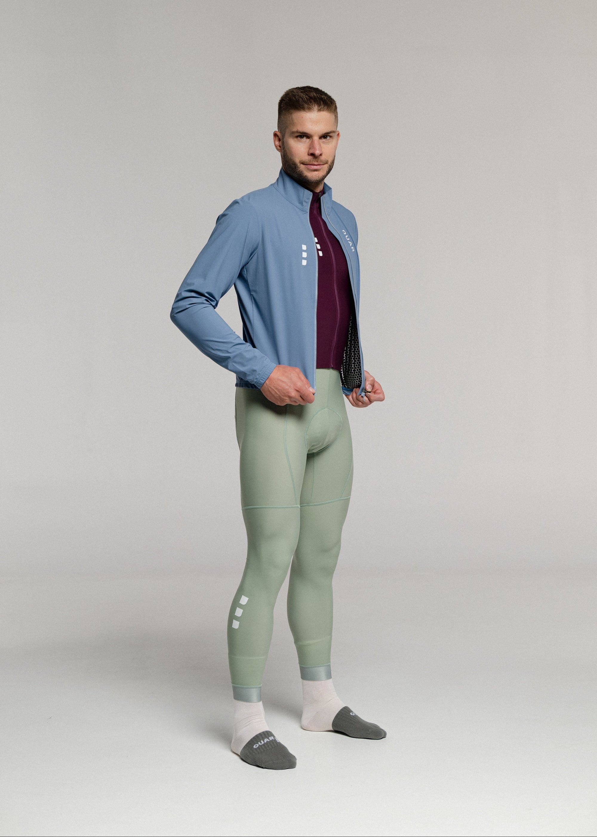 SOUL LS JERSEY + GREEN TEA LONG BIBS + GLACIER JACKET + NECK WARMER