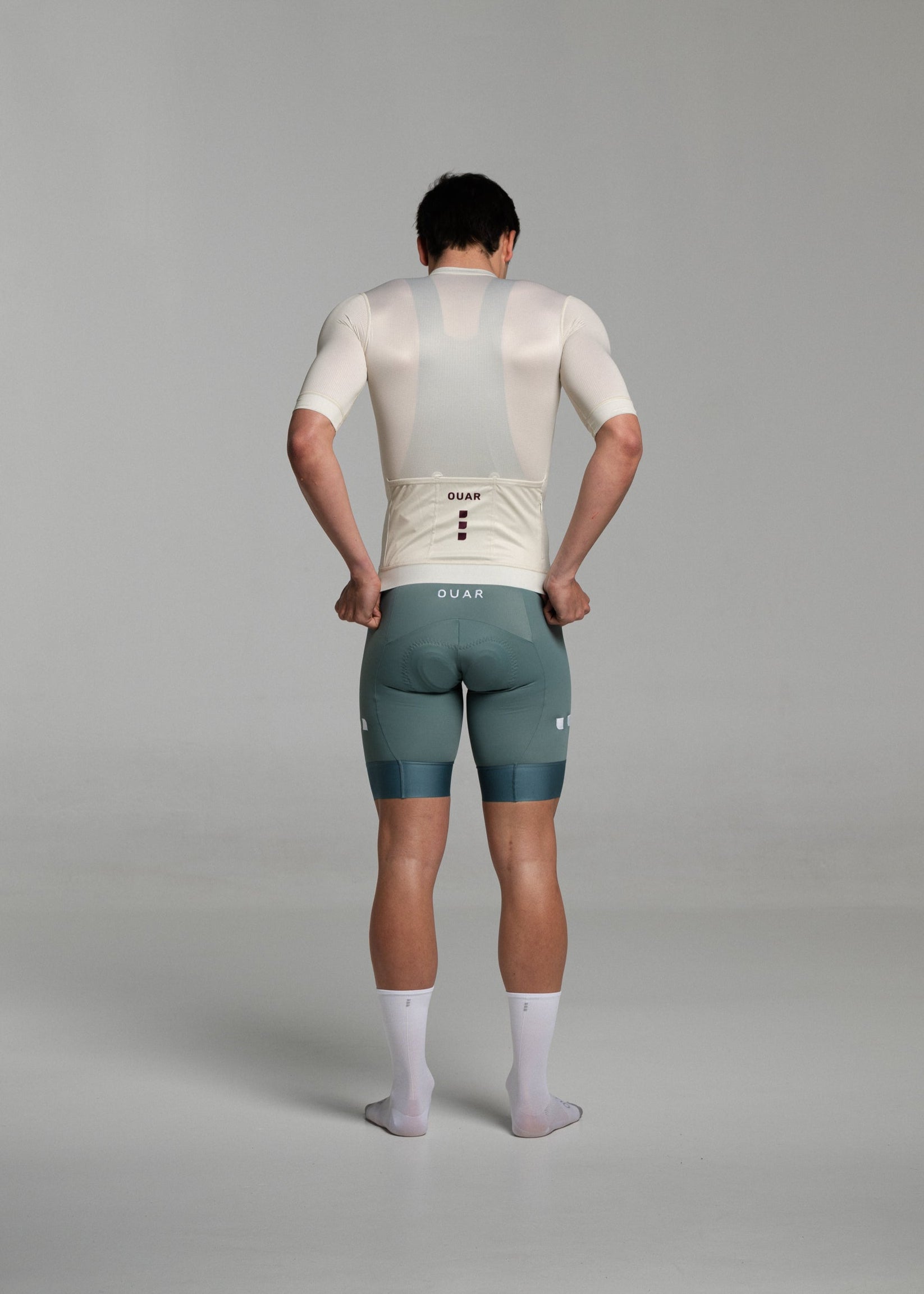 SAND EVO JERSEY + EUCALYPTO BIBS + WHITE/GREY SOCKS