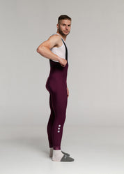 RIPE PLUM - AXYUM Thermal Long Bibs Man