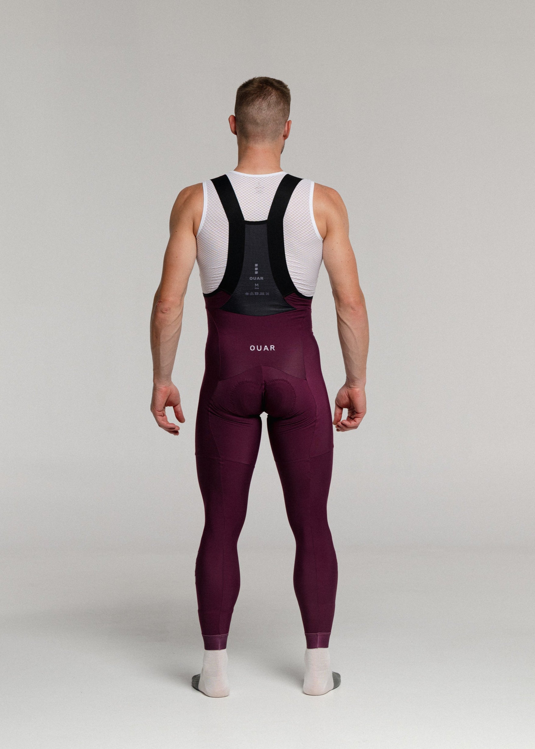 RIPE PLUM - AXYUM Thermal Long Bibs Man