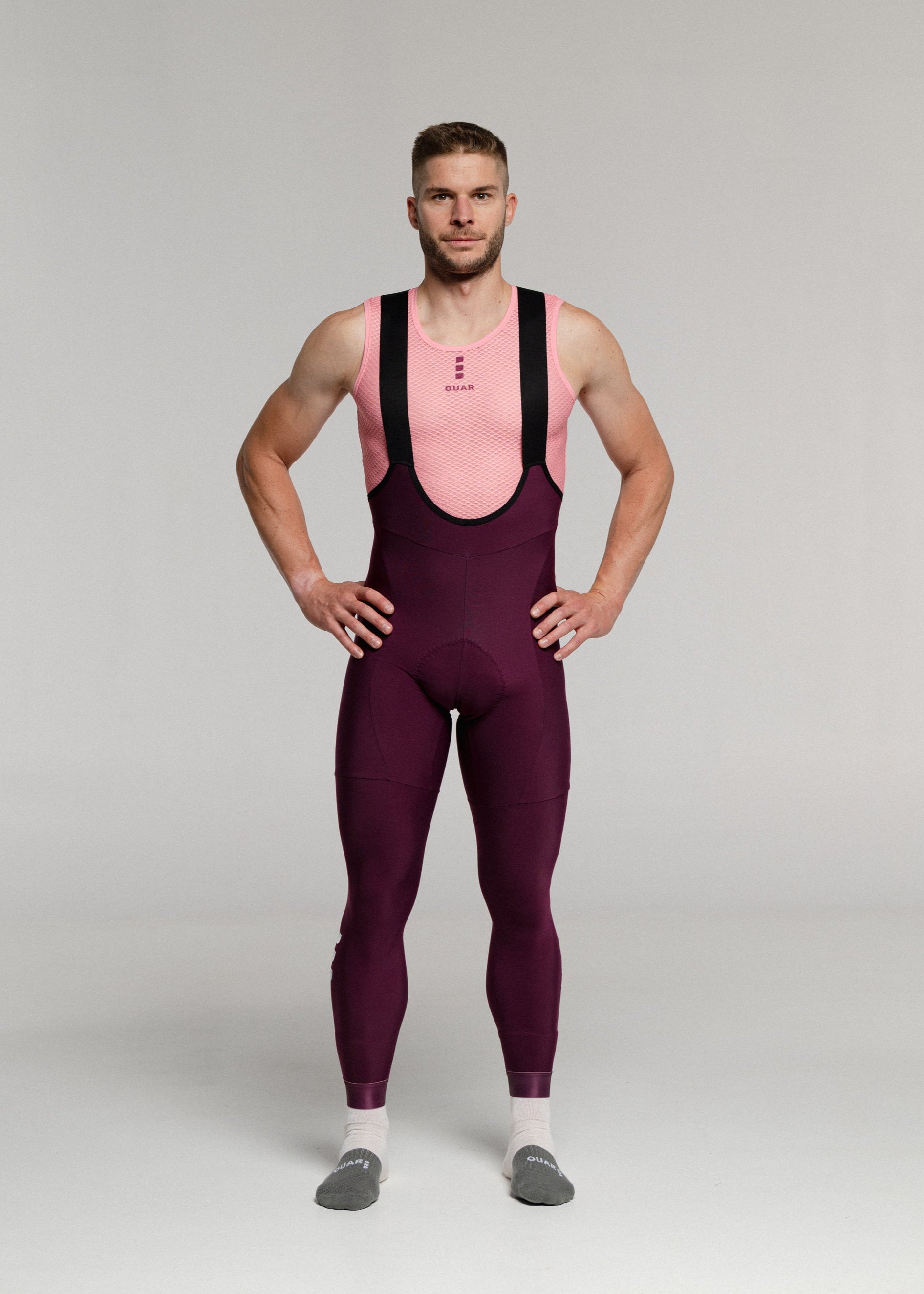 RIPE PLUM - AXYUM Thermal Long Bibs Man