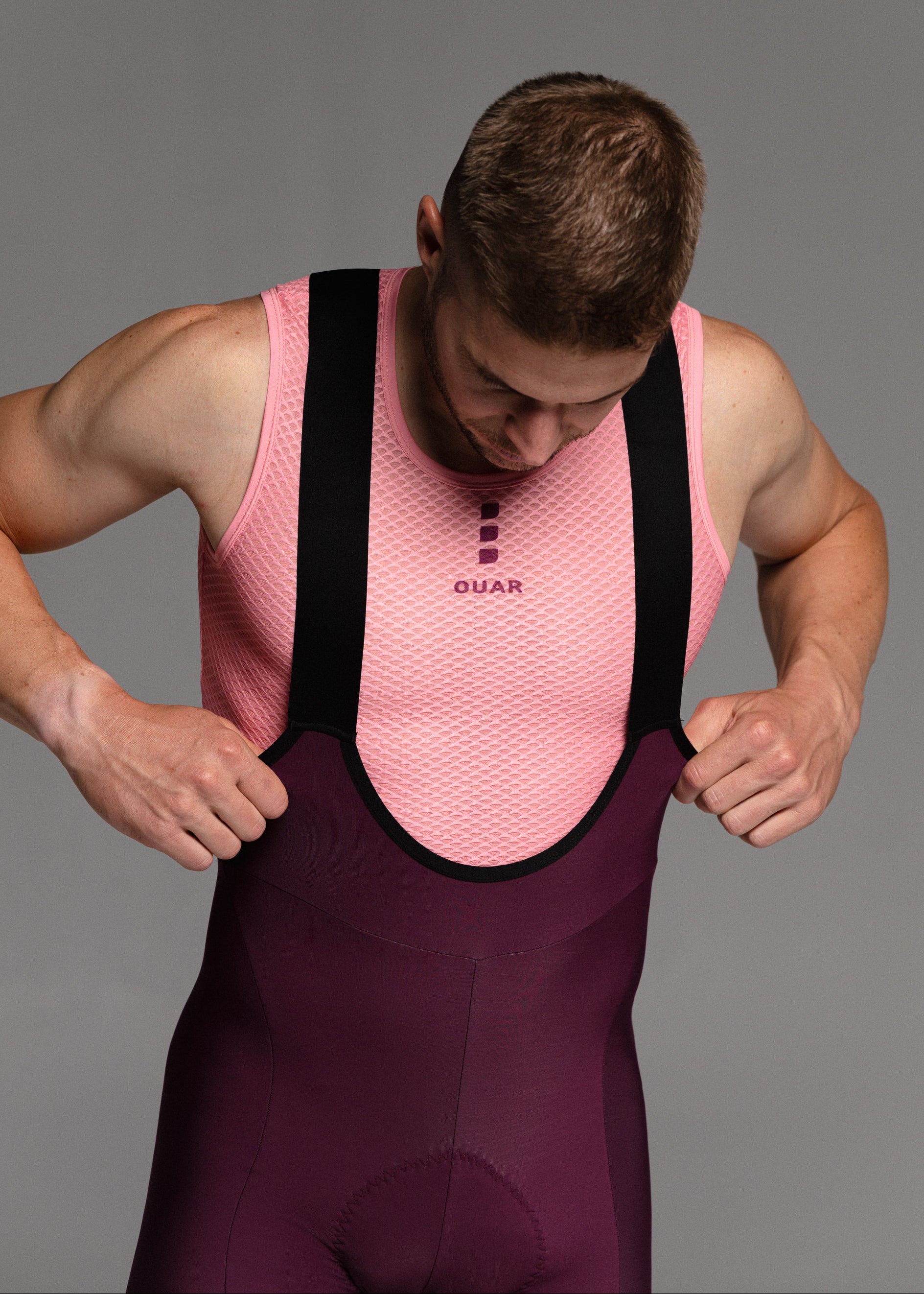 SOUL LS JERSEY + RIPE PLUM LONG BIBS + GLACIER GILET + NECK WARMER