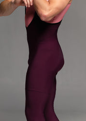 ELECTRO LS JERSEY + RIPE PLUM LONG BIBS + MIST GILET + NECK WARMER