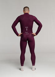 SOUL LS JERSEY + RIPE PLUM LONG BIBS + NECK WARMER + MERINO SOCKS