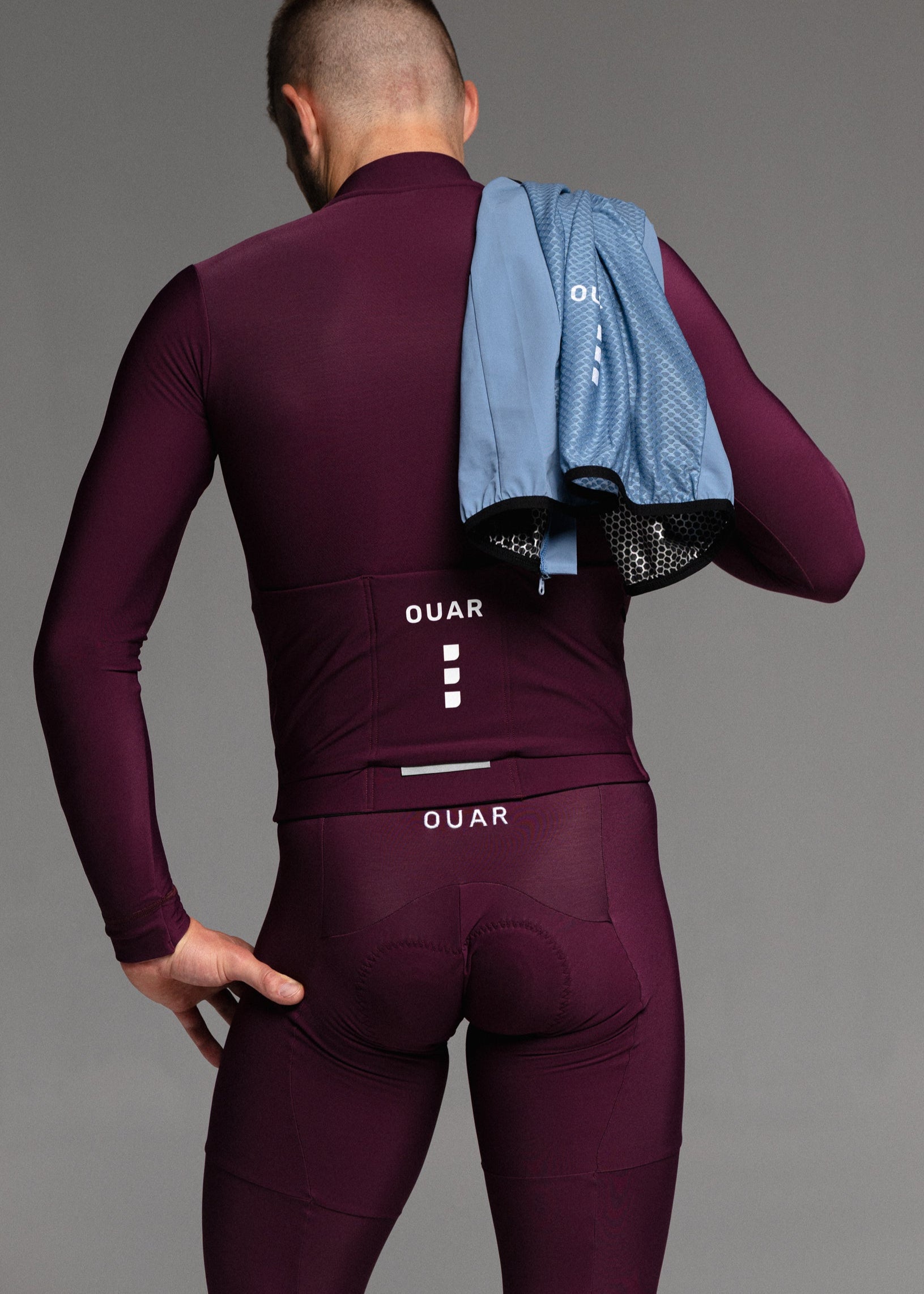 RIPE PLUM - AXYUM Thermal Long Bibs Man