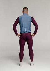 SOUL LS JERSEY + RIPE PLUM LONG BIBS + GLACIER GILET + NECK WARMER