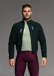 CHILL LS JERSEY + RIPE PLUM LONG BIBS + DEEP OCEAN JACKET + NECK WARMER
