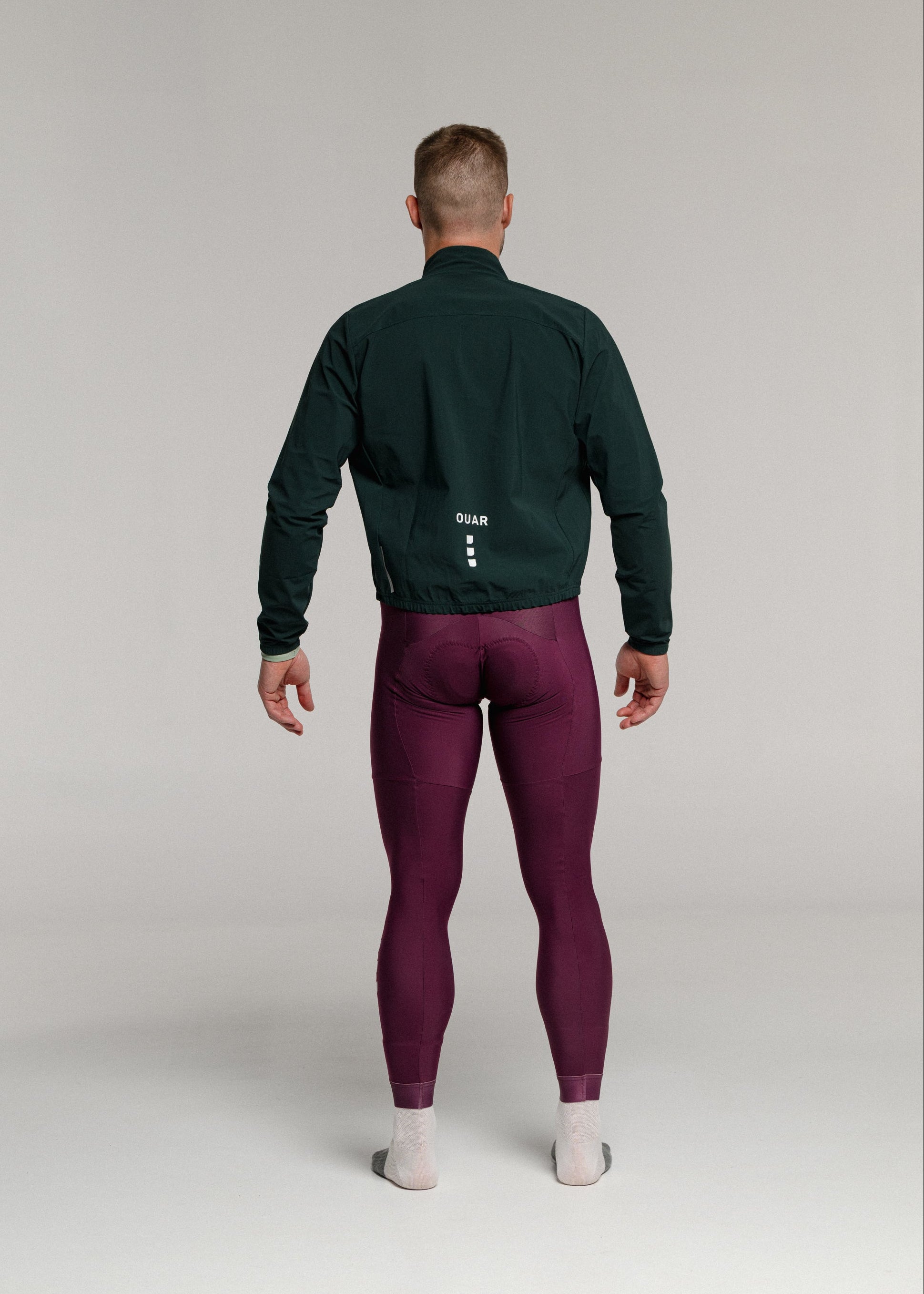 CHILL LS JERSEY + RIPE PLUM LONG BIBS + DEEP OCEAN JACKET + NECK WARMER