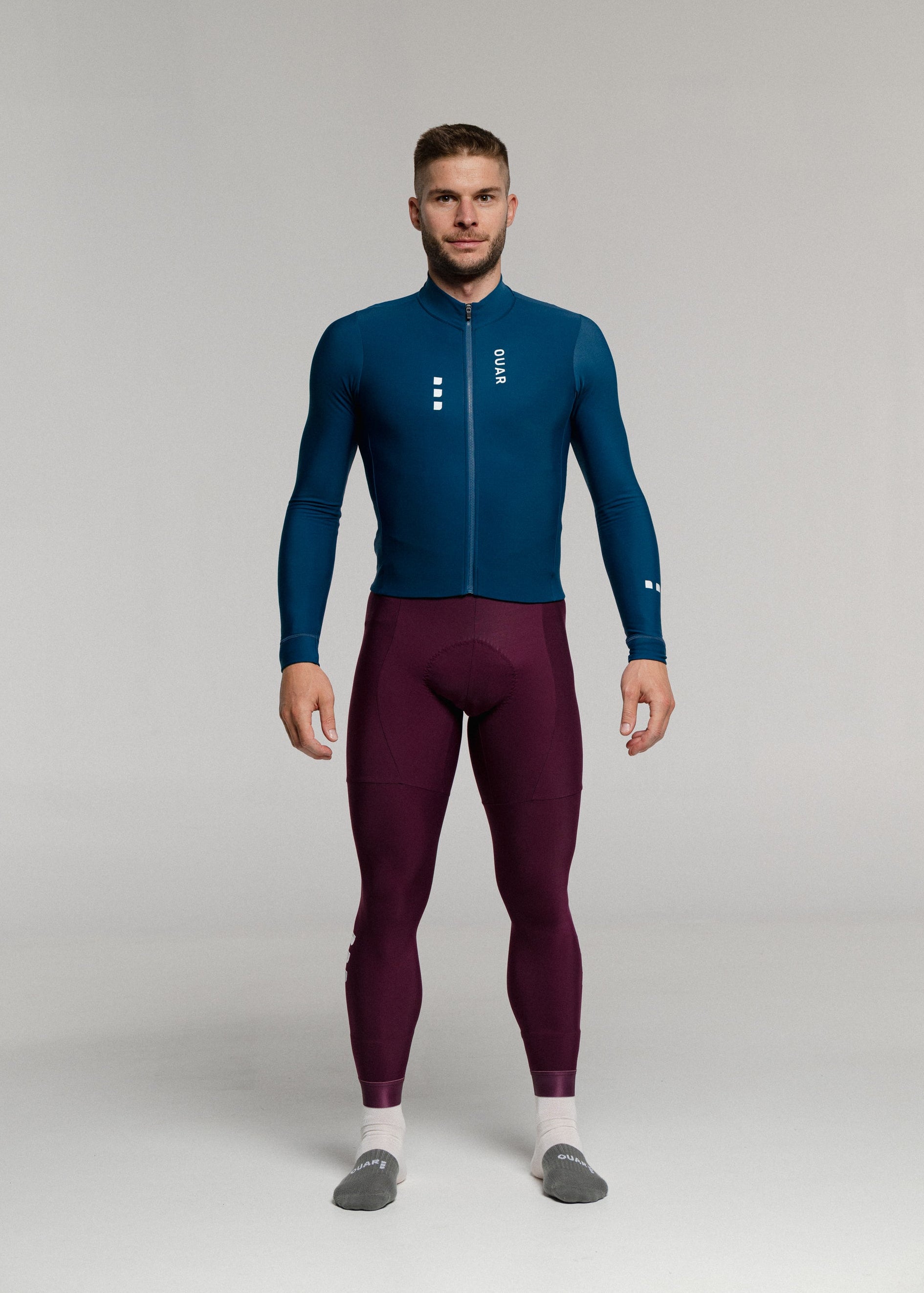 JAZZ LS JERSEY + RIPE PLUM LONG BIBS + NECK WARMER + MERINO SOCKS