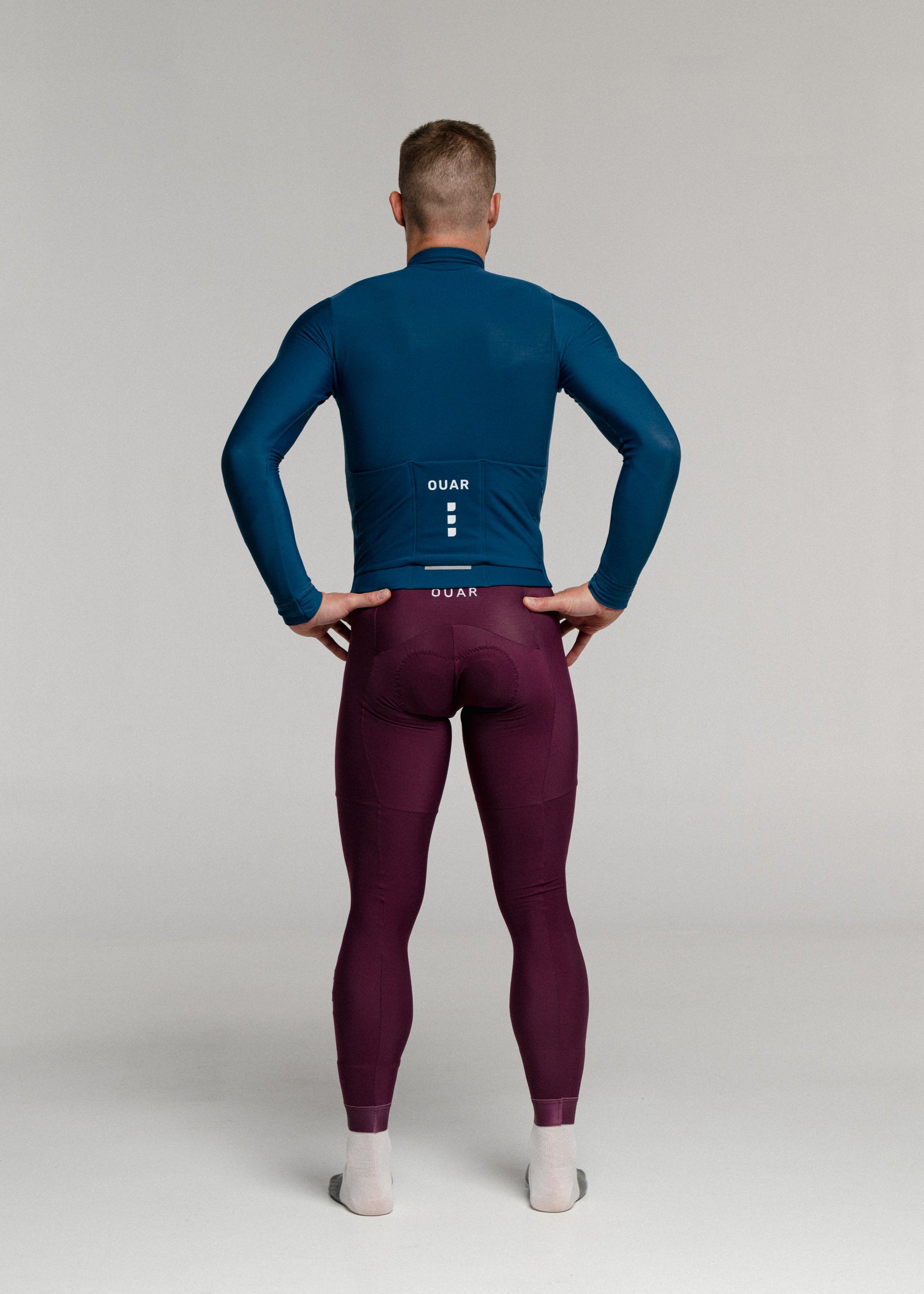 RIPE PLUM - AXYUM Thermal Long Bibs Man