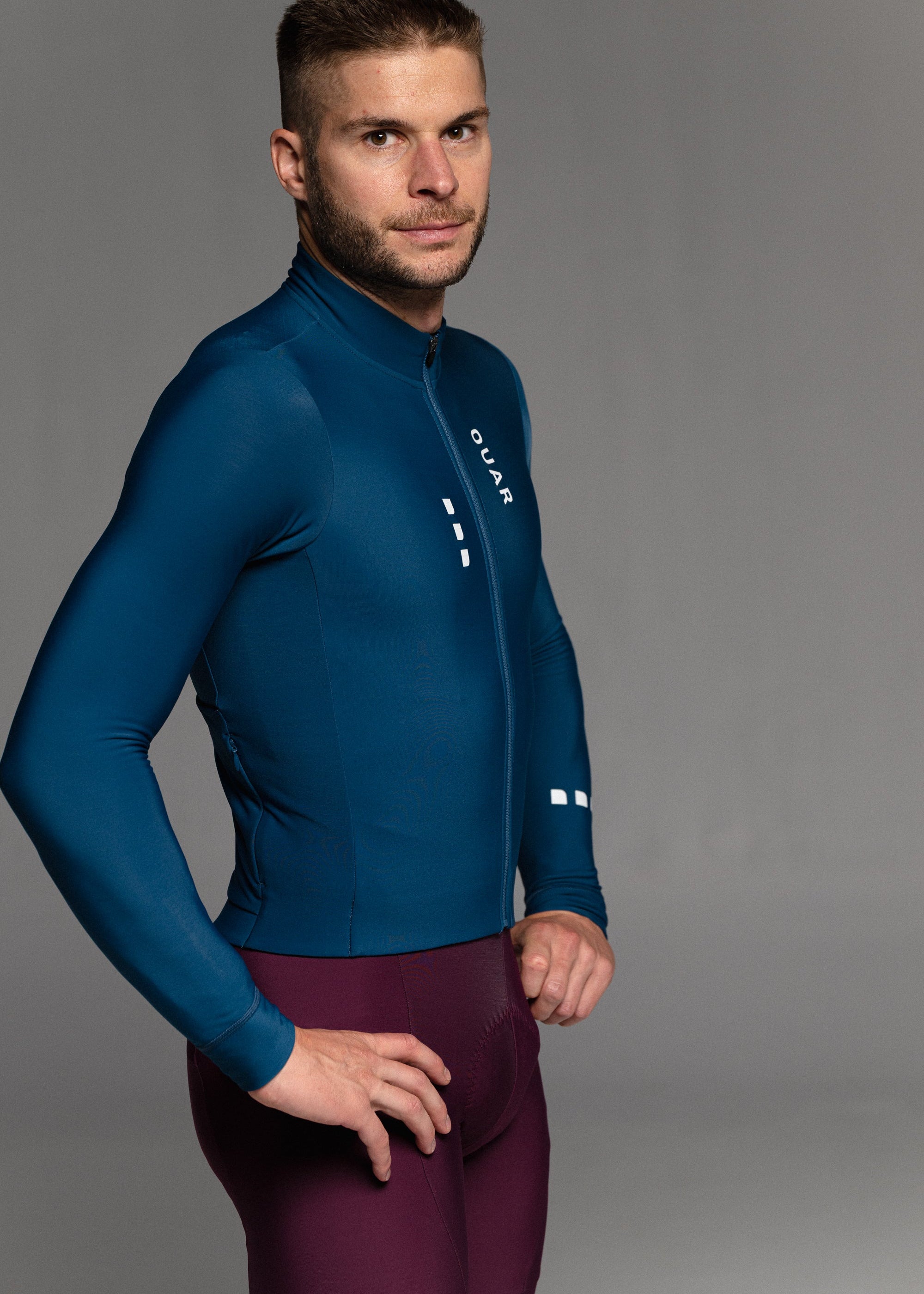 JAZZ LS JERSEY + RIPE PLUM LONG BIBS + NECK WARMER + MERINO SOCKS