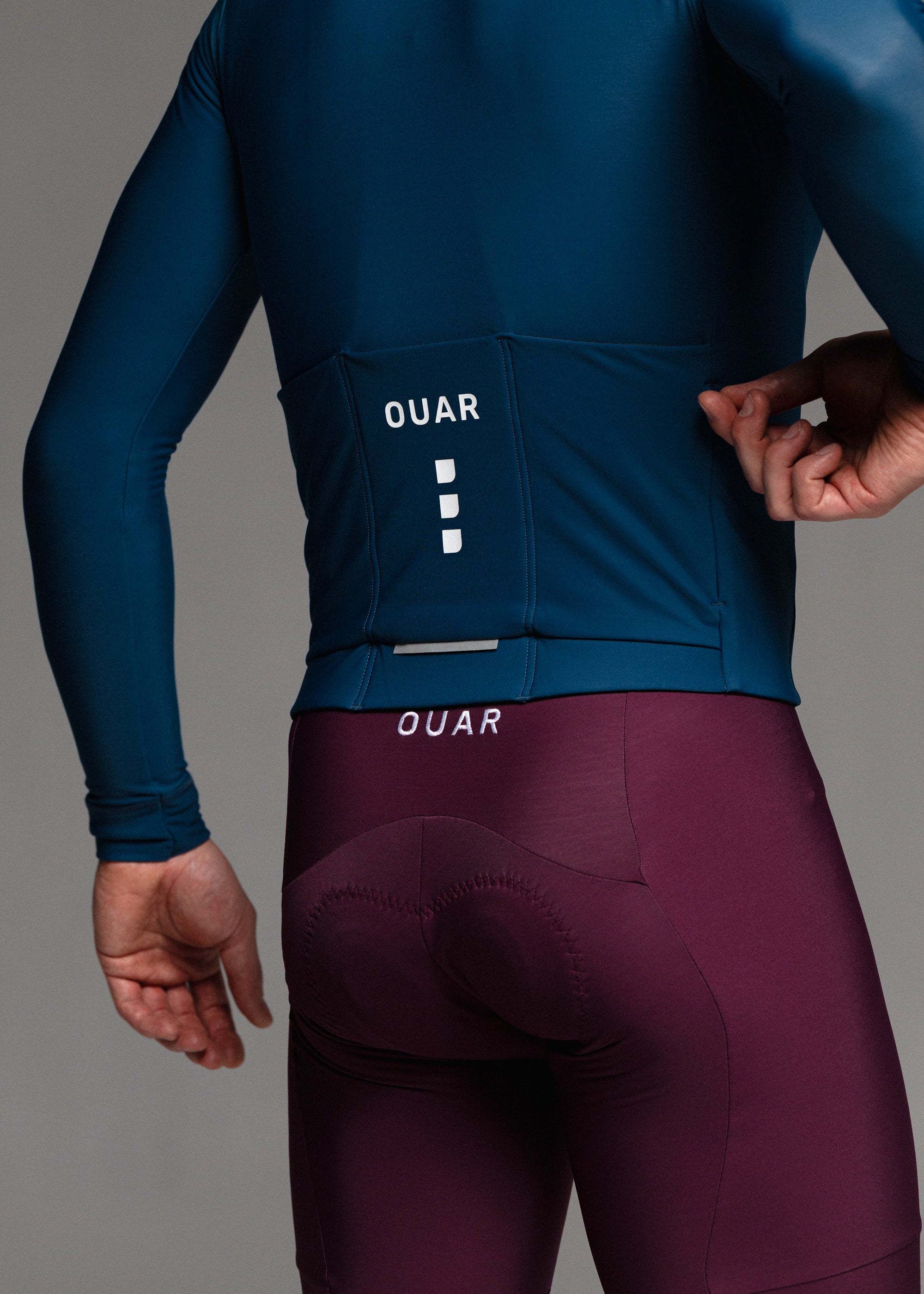 JAZZ LS JERSEY + RIPE PLUM LONG BIBS + SAND JACKET + NECK WARMER