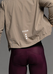 JAZZ LS JERSEY + RIPE PLUM LONG BIBS + SAND JACKET + NECK WARMER
