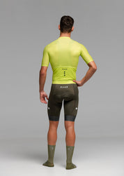 PISTACHIO JERSEY + WILD GREEN BIBS + WILD GREEN SOCKS