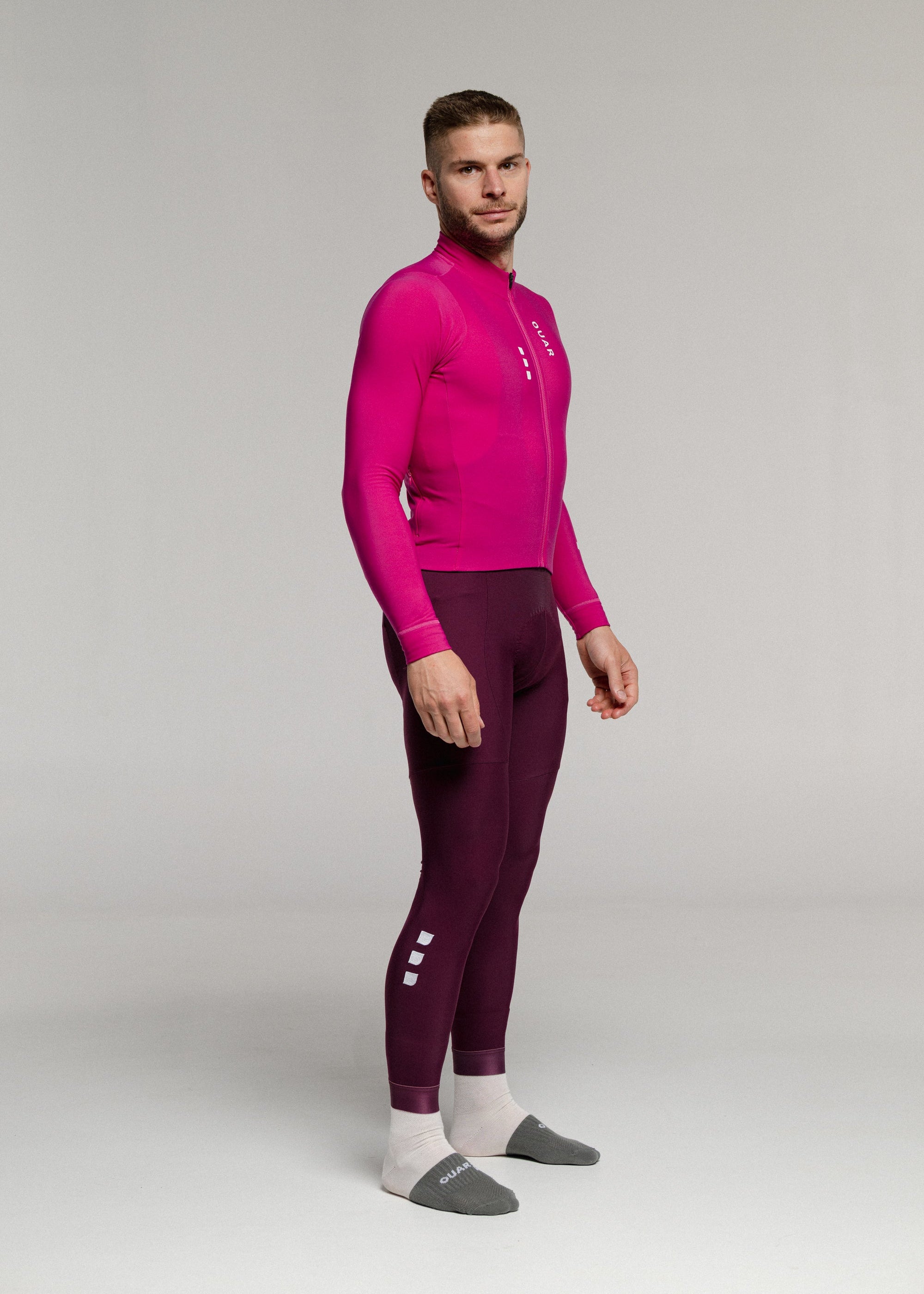 FUNK LS JERSEY + RIPE PLUM LONG BIBS + BASE LAYER + NECK WARMER
