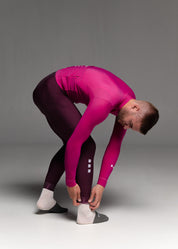 FUNK LS JERSEY + RIPE PLUM LONG BIBS + BASE LAYER + NECK WARMER
