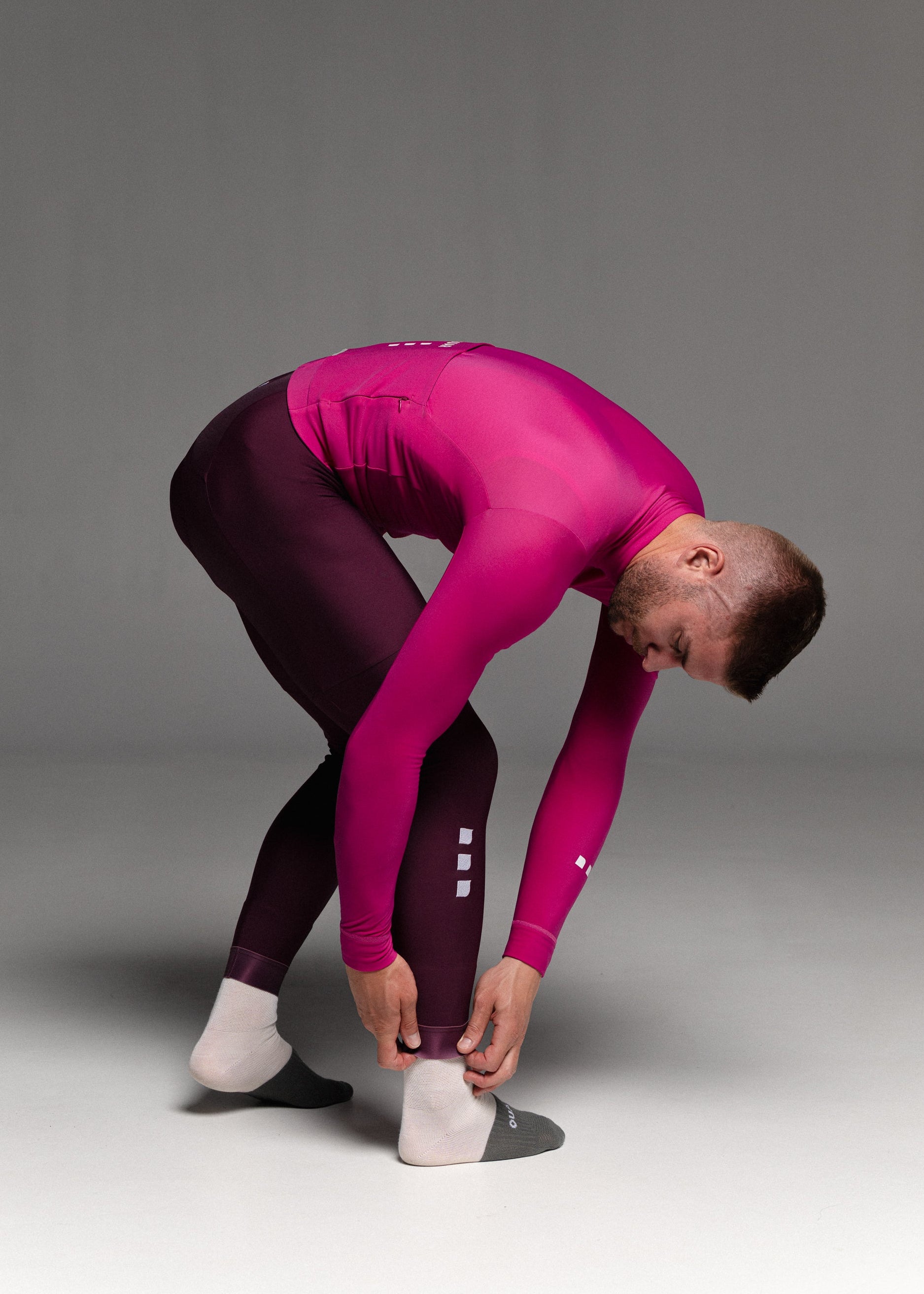 FUNK LS JERSEY + RIPE PLUM LONG BIBS + BASE LAYER + NECK WARMER