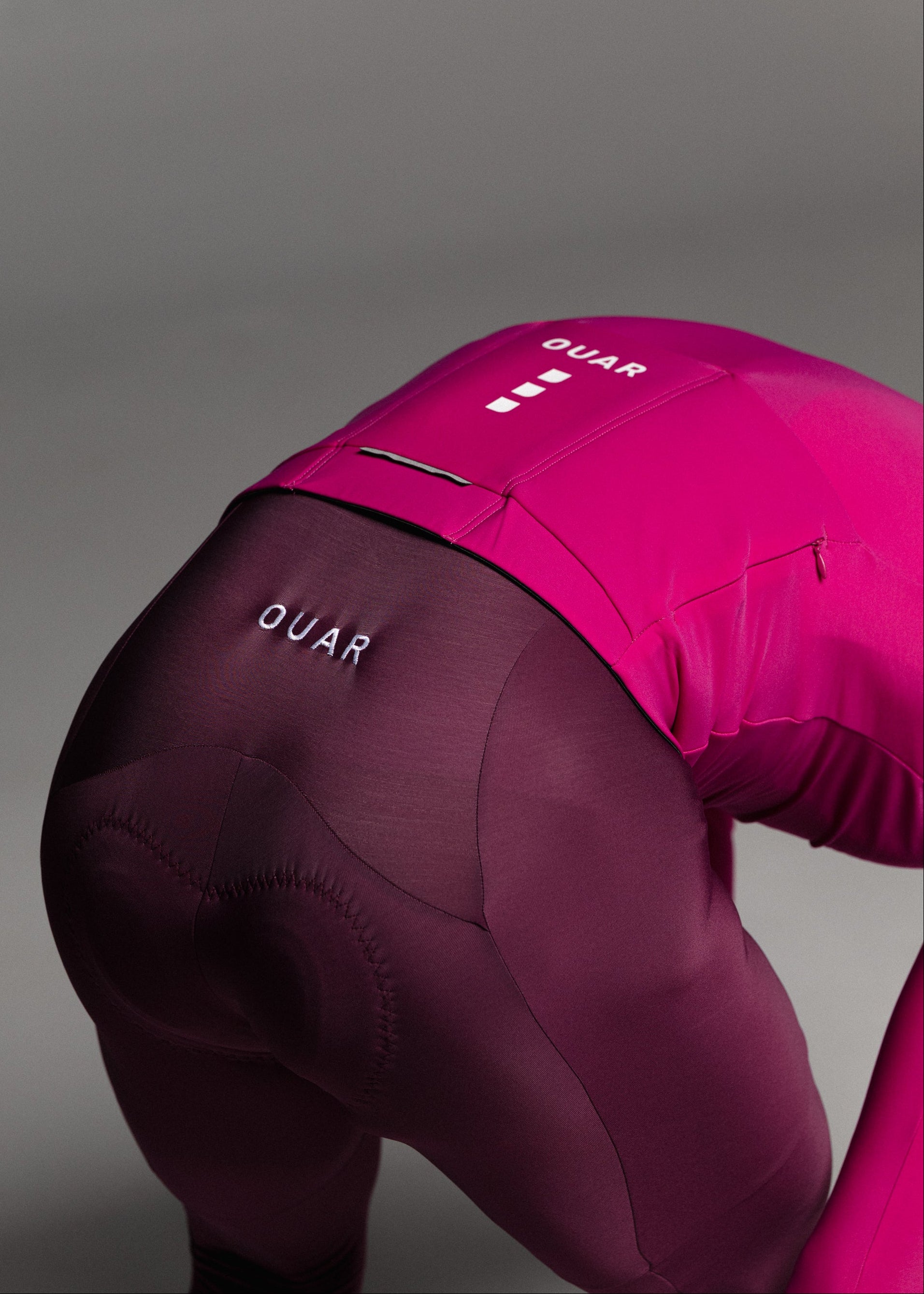 FUNK LS JERSEY + RIPE PLUM LONG BIBS + DARK NIGHT GILET + NECK WARMER