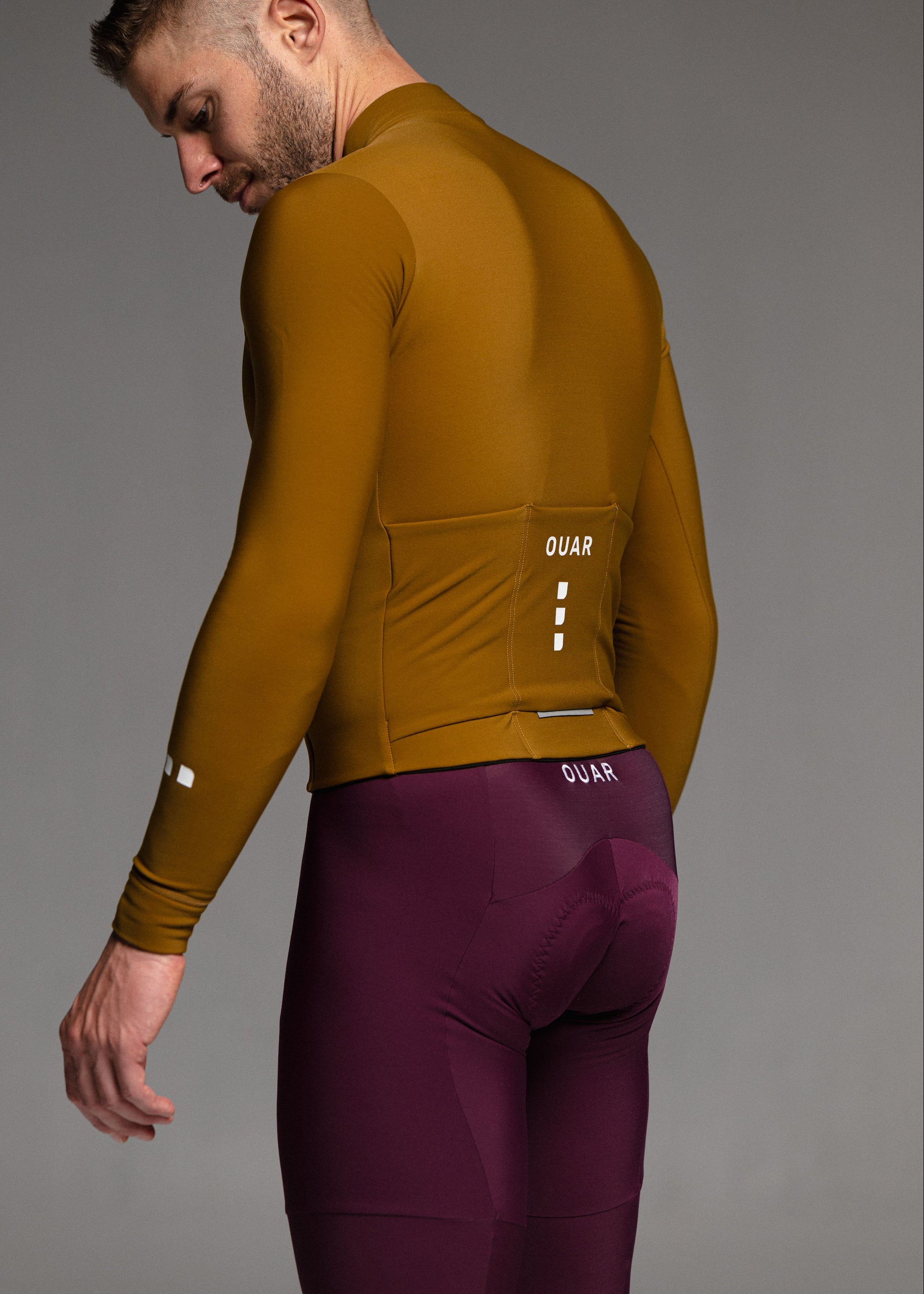 RIPE PLUM - AXYUM Thermal Long Bibs Man