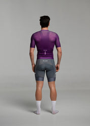 TRUE PURPLE JERSEY + TITANIUM BIBS + WHITE/GREY SOCKS