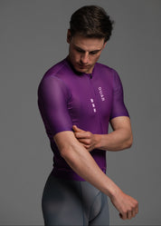 TRUE PURPLE JERSEY + TITANIUM BIBS + WHITE/GREY SOCKS