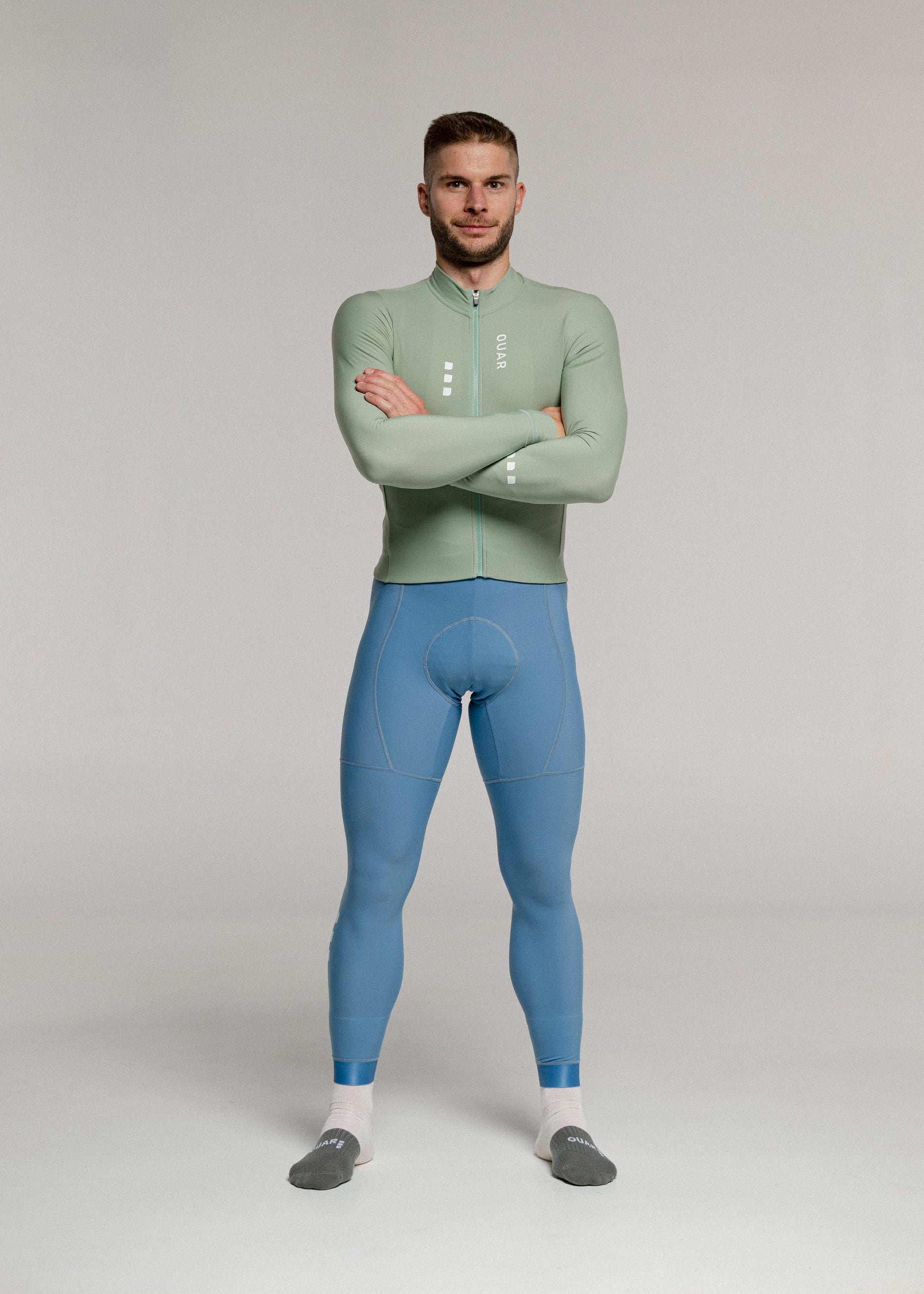 CHILL LS JERSEY + SKYBLUE LONG BIBS + NECK WARMER + MERINO SOCKS