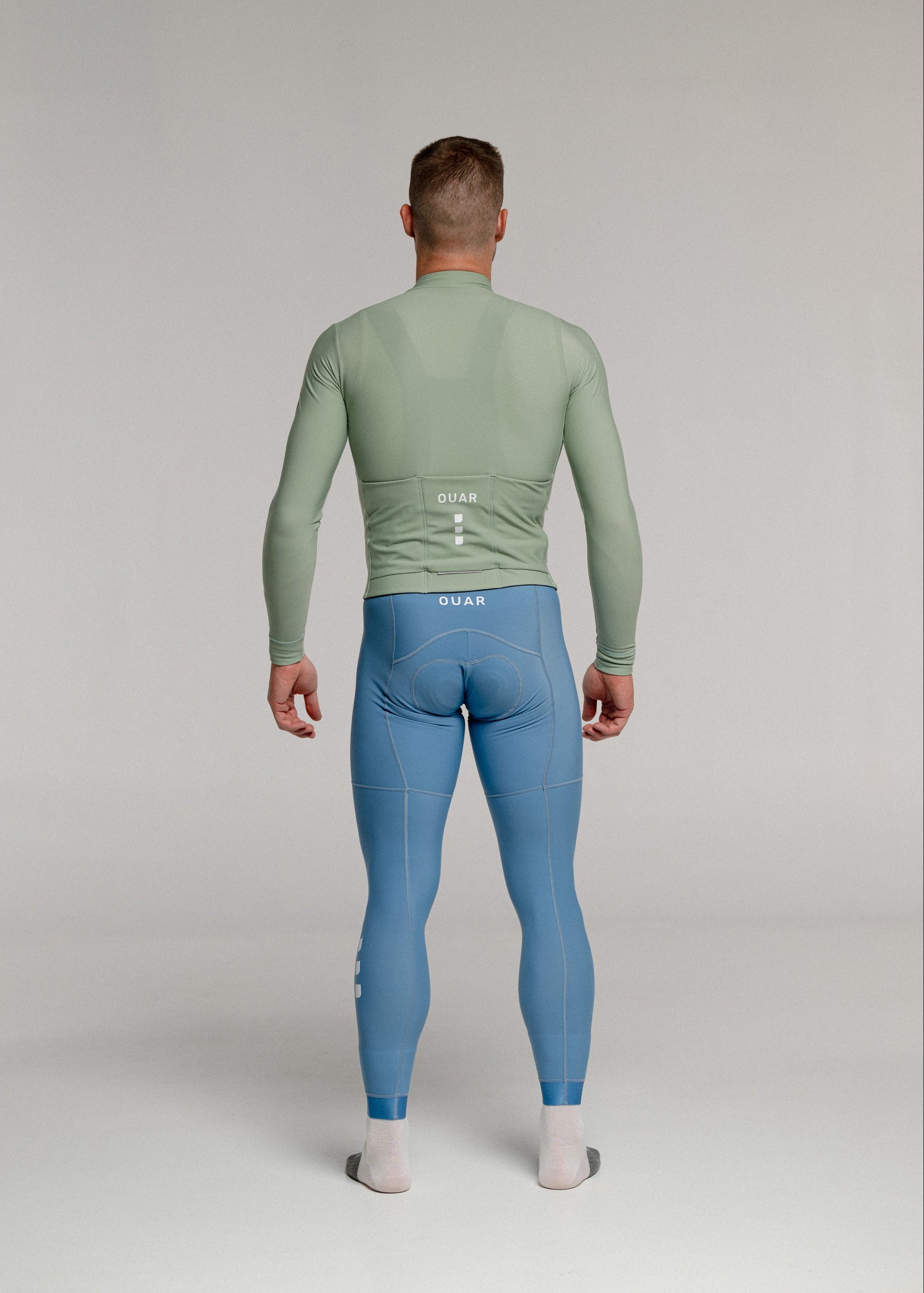 CHILL LS JERSEY + SKYBLUE LONG BIBS + NECK WARMER + MERINO SOCKS