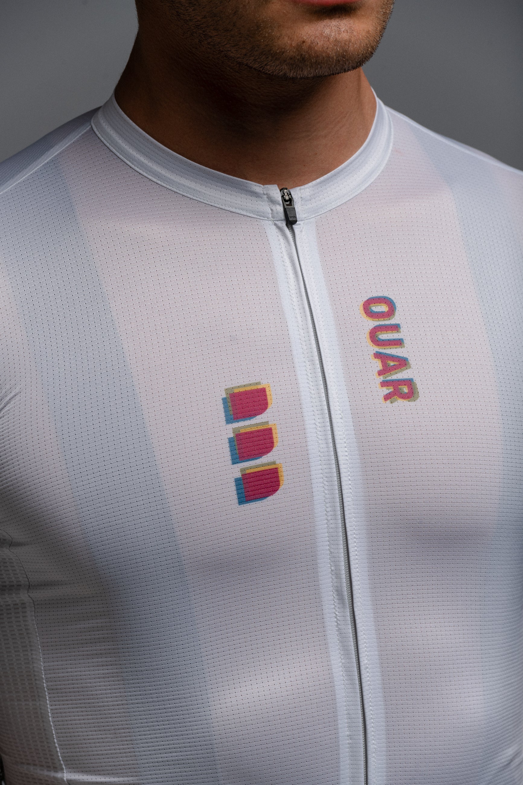 DIZZY WHITE JERSEY + STONE BIBS + WHITE/AQUA SOCKS
