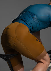 DARK TEAL JERSEY + TERROIR BIBS + WHITE/GREY SOCKS