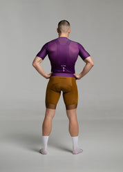 TRUE PURPLE JERSEY + TERROIR EVO BIBS + WHITE/GREY SOCKS