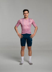 PINK PIXEL JERSEY + AQUA BIBS + WHITE/GREY SOCKS