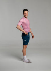 PINK PIXEL JERSEY + AQUA BIBS + WHITE/GREY SOCKS