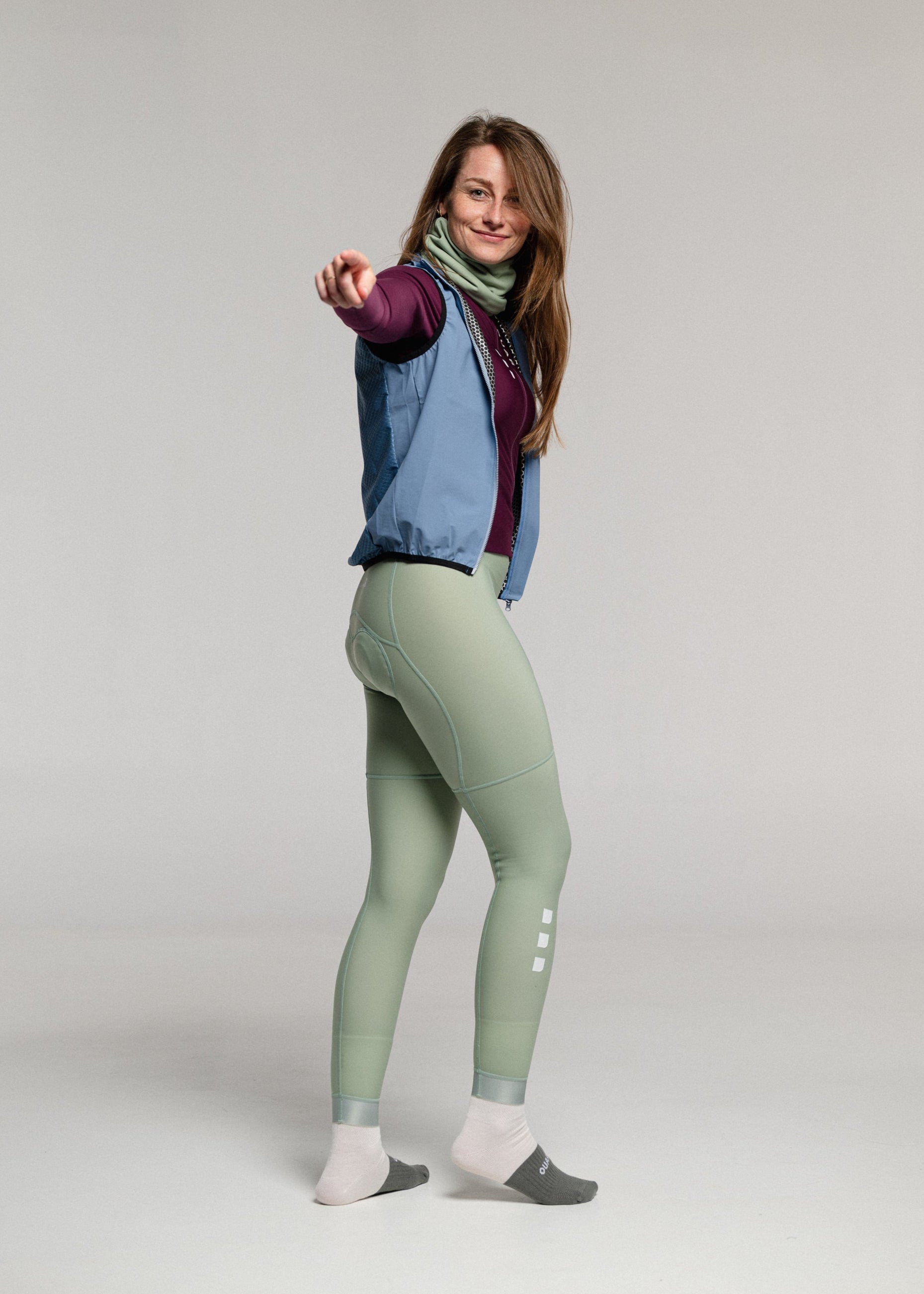 GREEN TEA - EVO 2.0 Thermal Long Bibs Woman