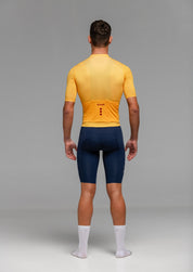 YOLK JERSEY + MARINO BIBS + MARINO/GREY SOCKS