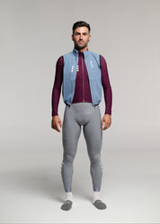 SOUL LS JERSEY + ARTIC GREY LONG BIBS + GLACIER GILET + NECK WARMER