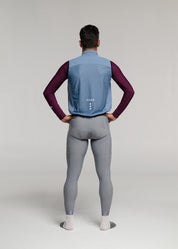 SOUL LS JERSEY + ARTIC GREY LONG BIBS + GLACIER GILET + NECK WARMER